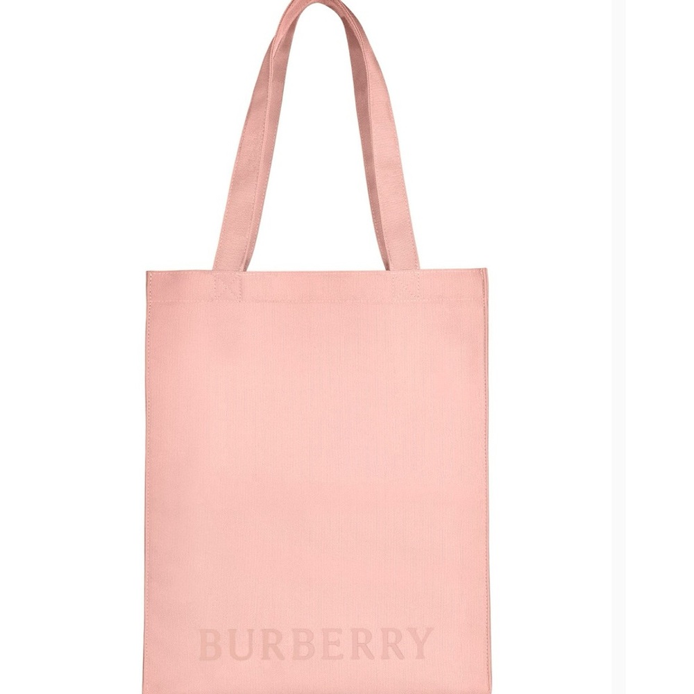 Burberry beauty tote bag new new pink shopper